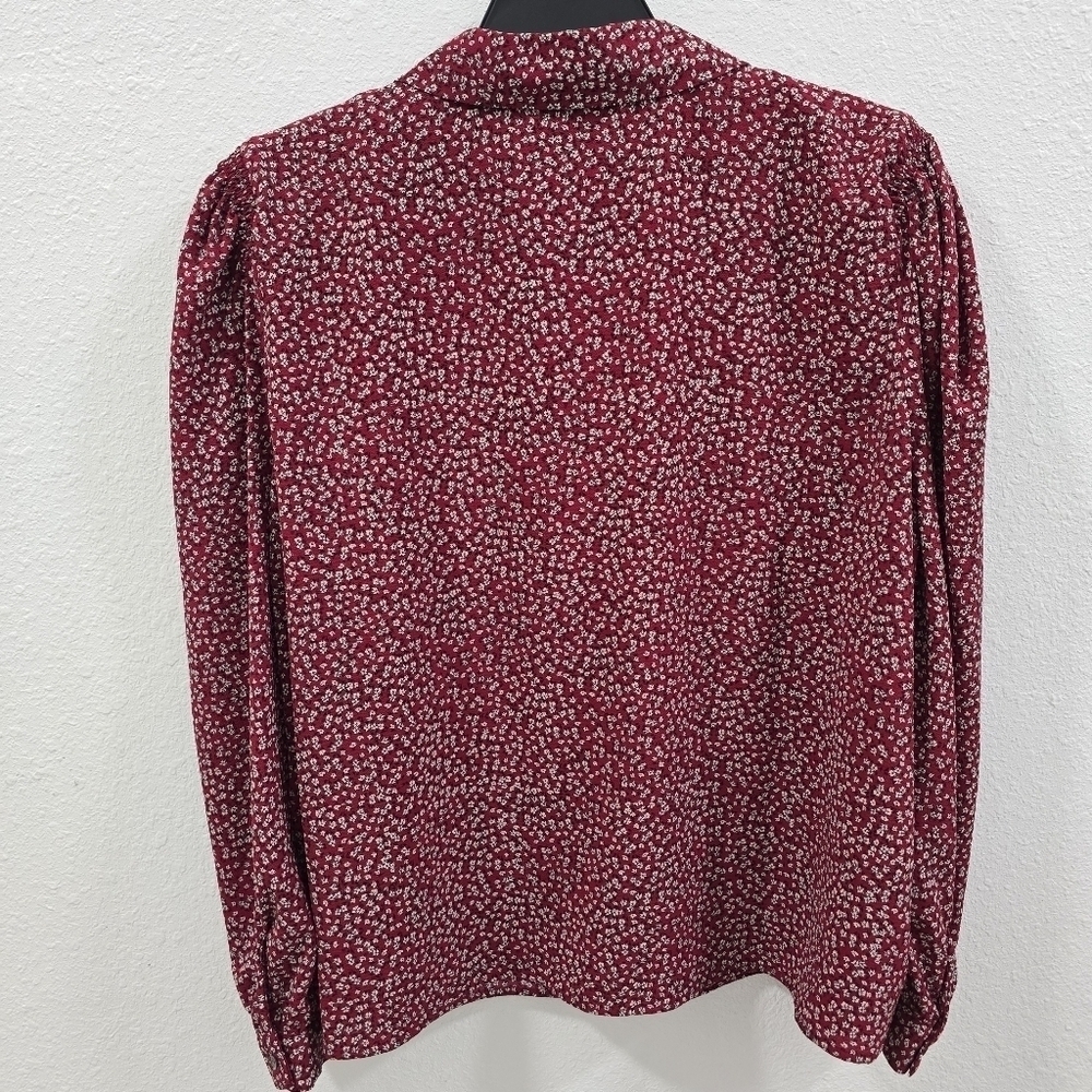 CeCe Long Sleeve Button-Down Floral Blouse with Collar Size 3X. - Picture 9 of 14